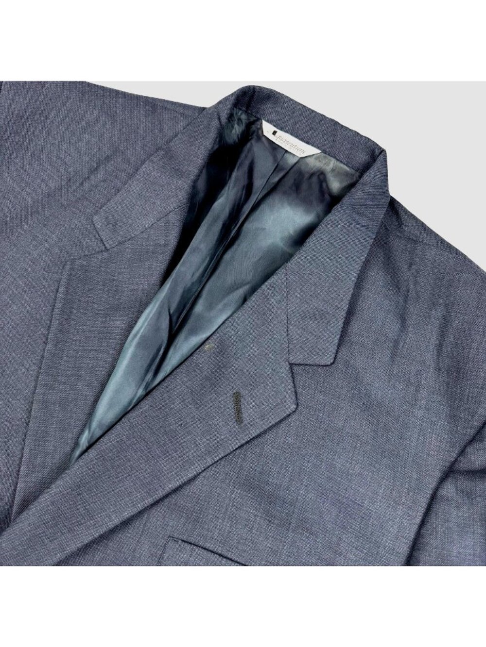 Aquascutum Men's 2-Button Wool Blazer Dark Gray• USA • 54R